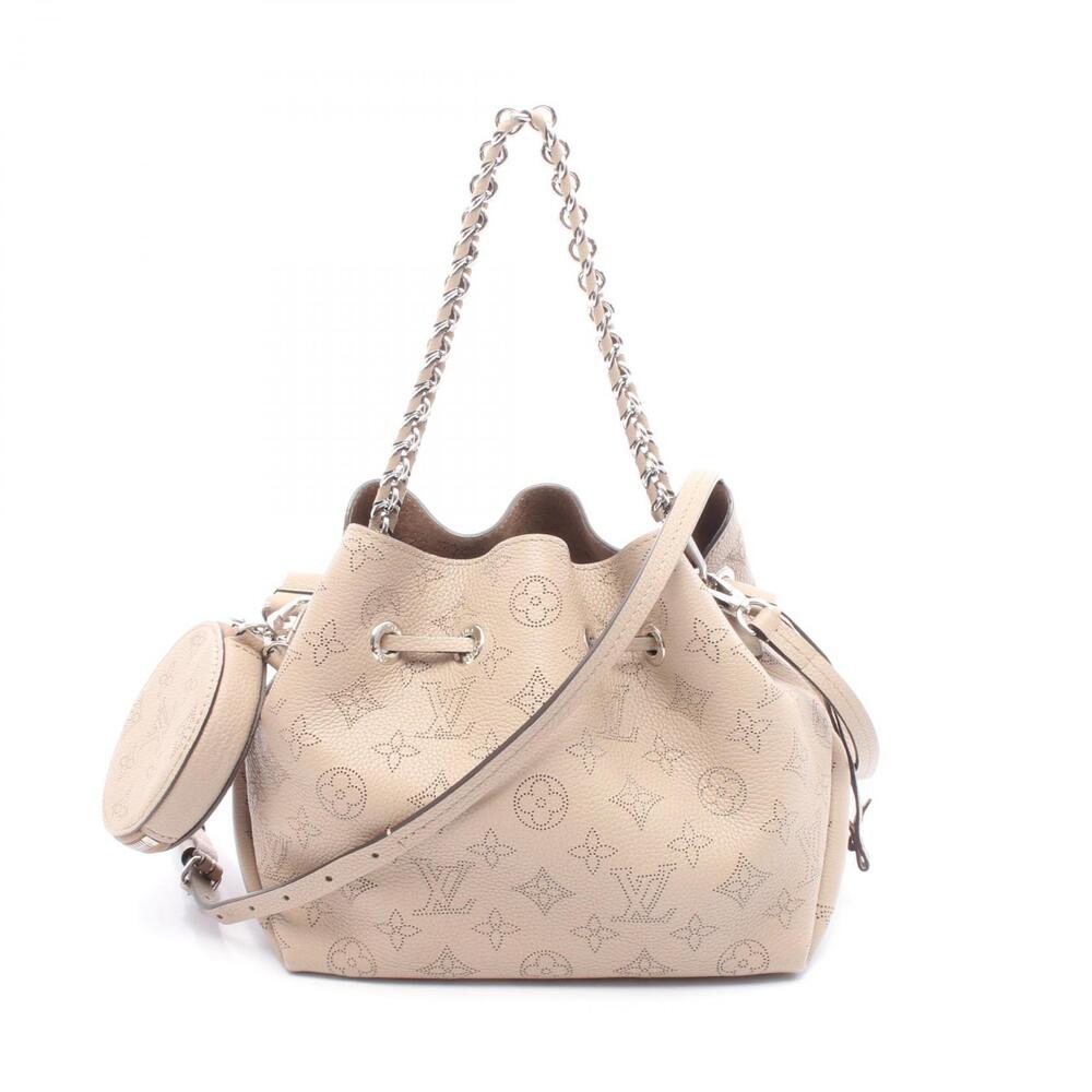 Louis Vuitton Bella Handbag Leather Mahina Beige